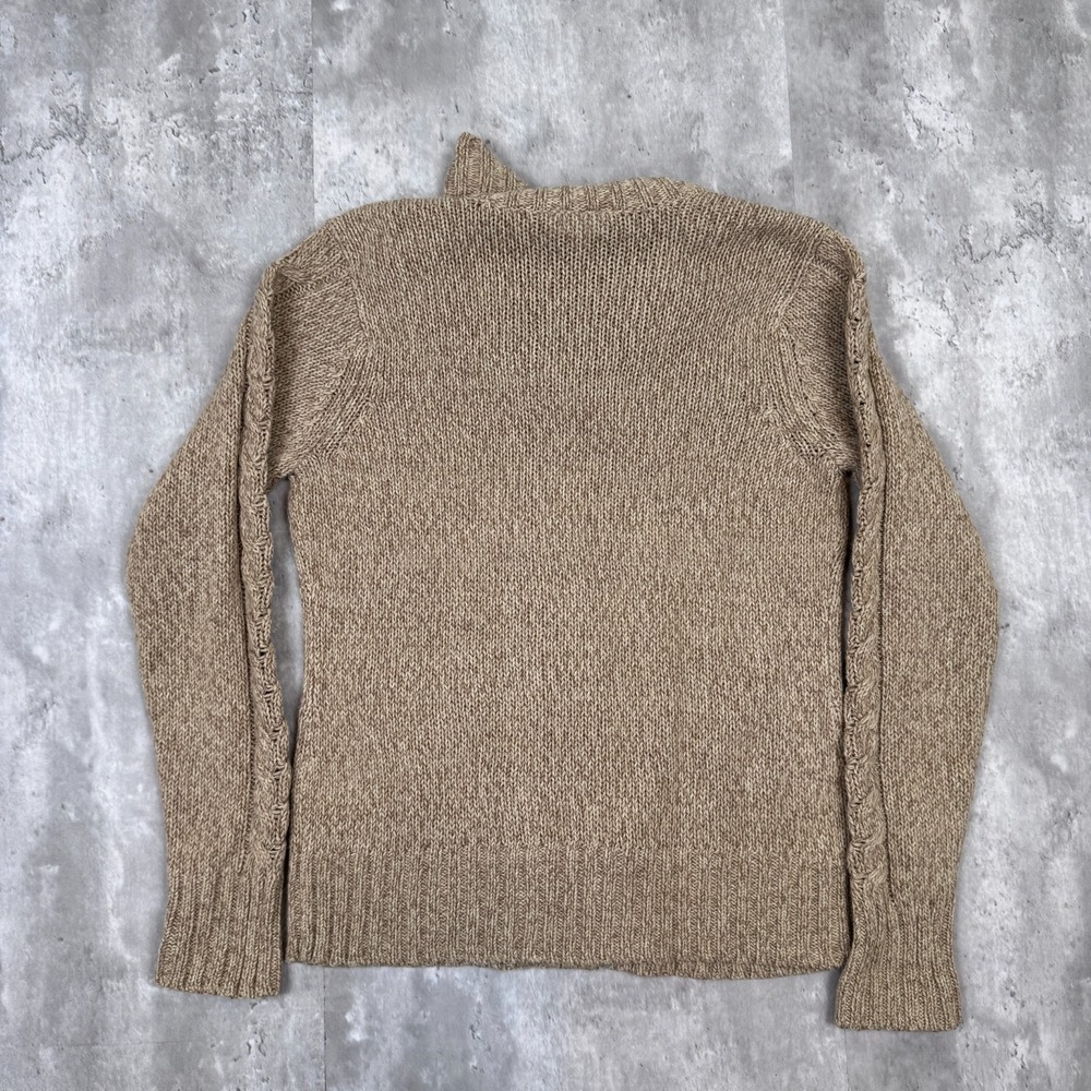 St. John's Bay Cardigan Women's Medium Chunky Cable Knit Button Front Sweater - Picture 4 of 7